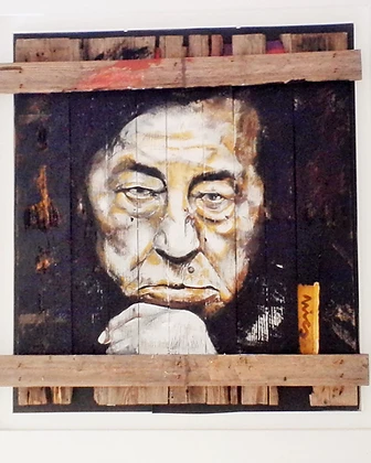Don Ata, acrílico, 2024