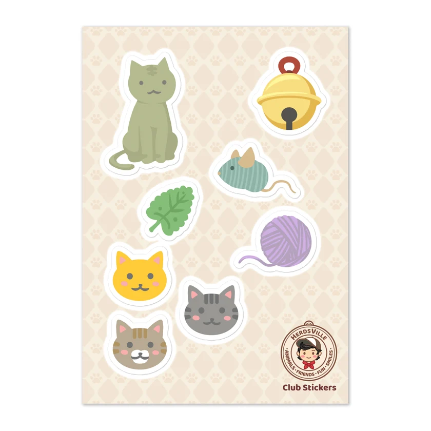 Nyan Club Sticker Sheet