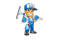 Elite Window Cleaning mascot