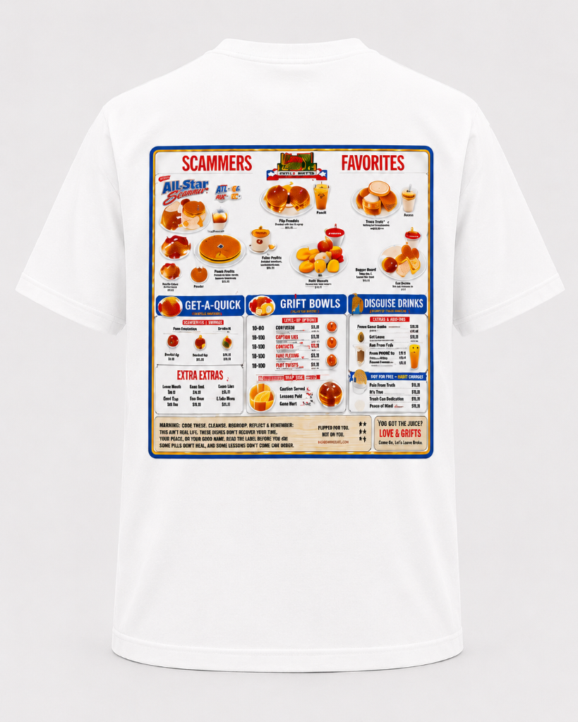 All-Star Scammer Tee — White Back