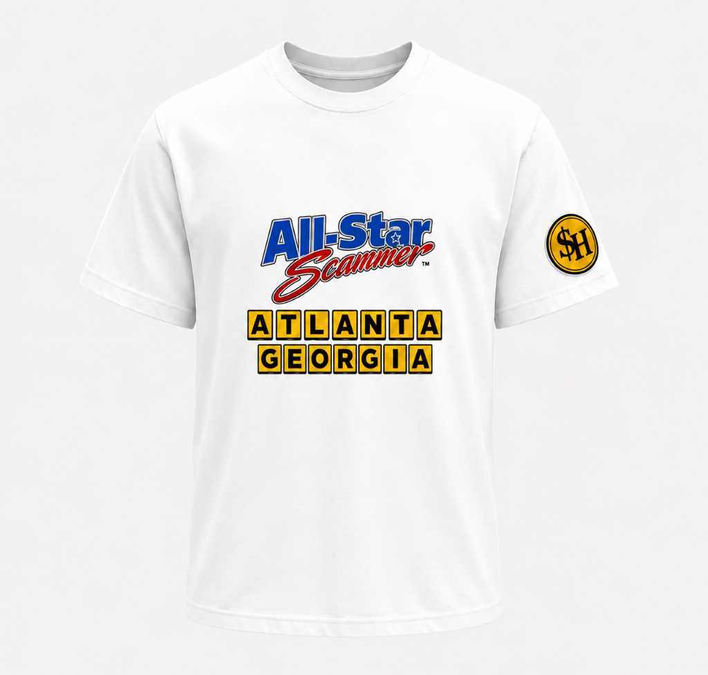 All-Star Scammer Tee — White Front