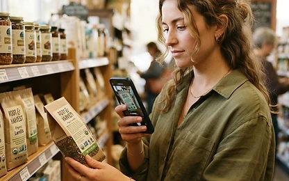 Scan a product with your phone