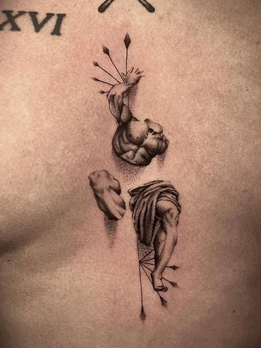 Tatuaje estilo Dotwork