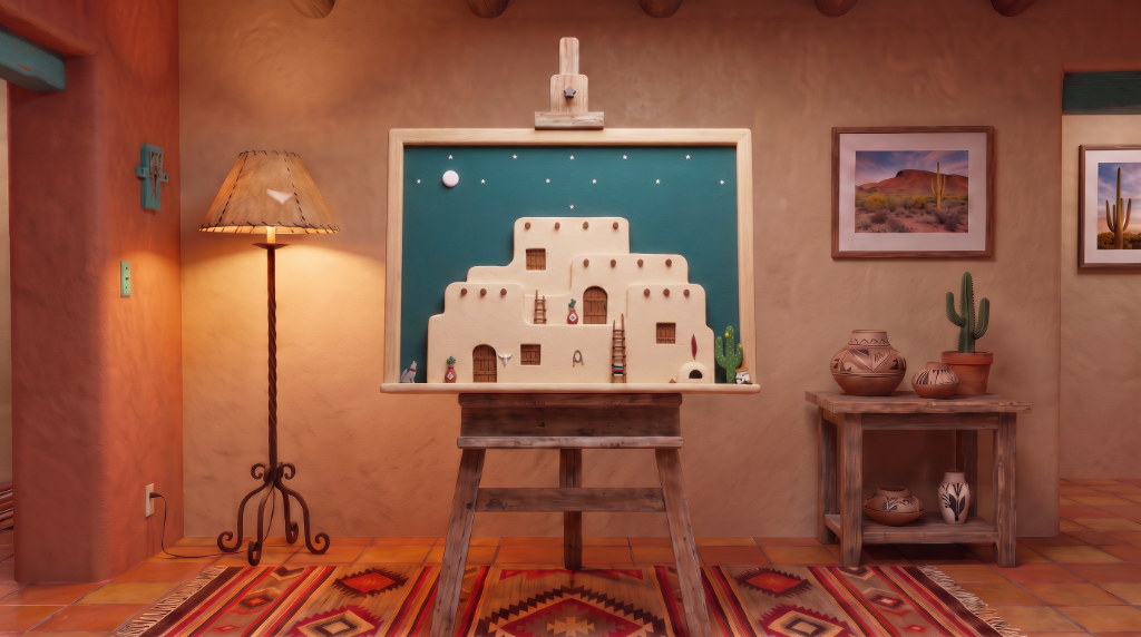 Moonlit Pueblo