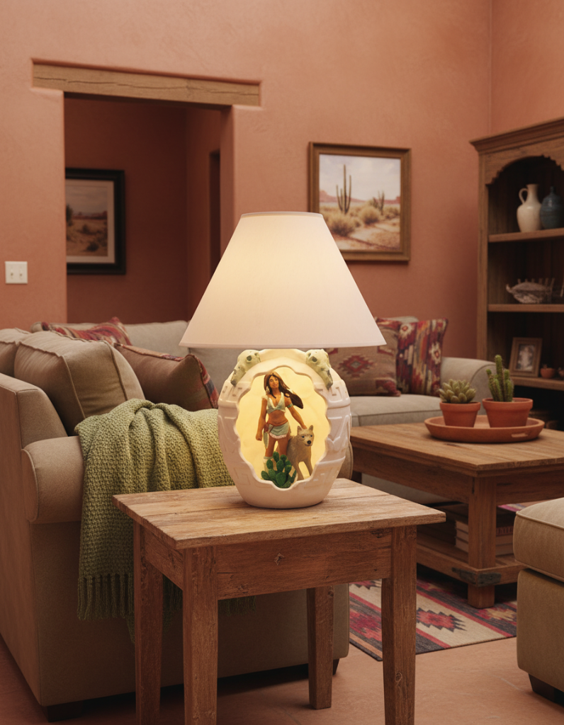 Maiden & Wolf Lamp