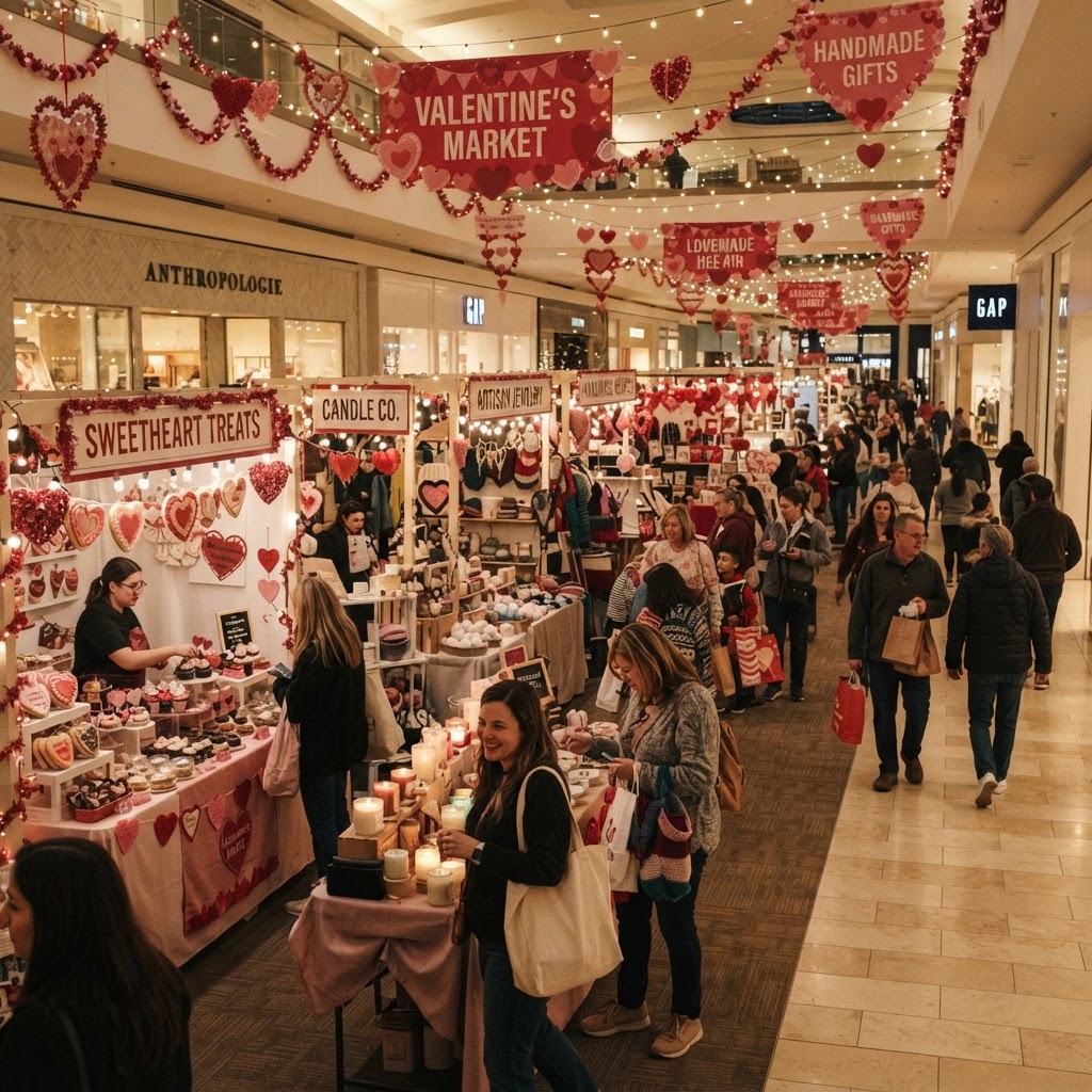 Valentines Market at the Mall