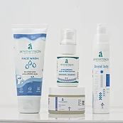 HA Complete Routine — Face Wash + Serum + Moisturizer + Sunscreen
