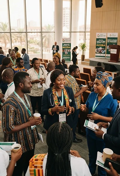 Forum delegates in conference auditorium