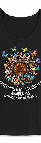 Developmental Disability Awareness Sunflower Tee