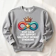 Stay Calm & Support Galloway-Mowat Syndrome Sweatshirt — front