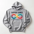 Support GAMOS Hoodie — front