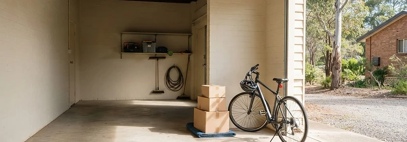 Clean garage interior after a property clean-out