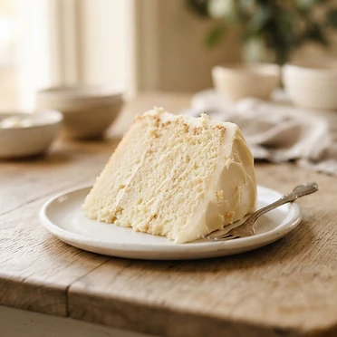 Vanilla Cake Slice