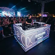 Illuminated DJ Booth