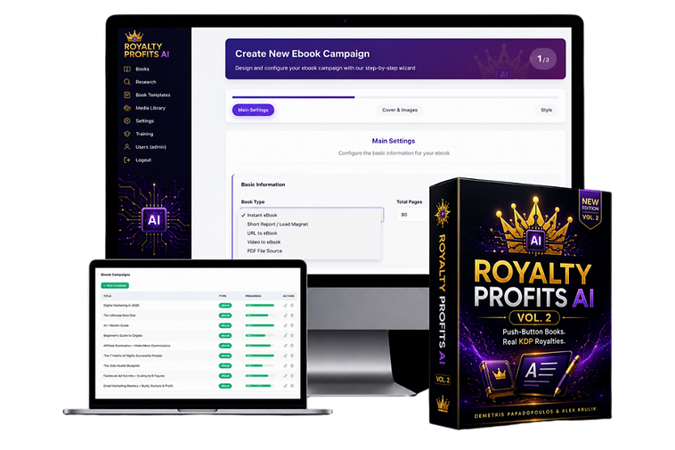Royalty Profits AI — profits overview