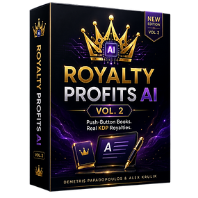 Royalty Profits AI Vol. 2 — digital product box