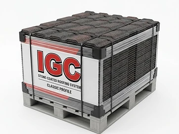 IGC Stone-Coated Metal Roof Tiles — Shingle Tile Profile