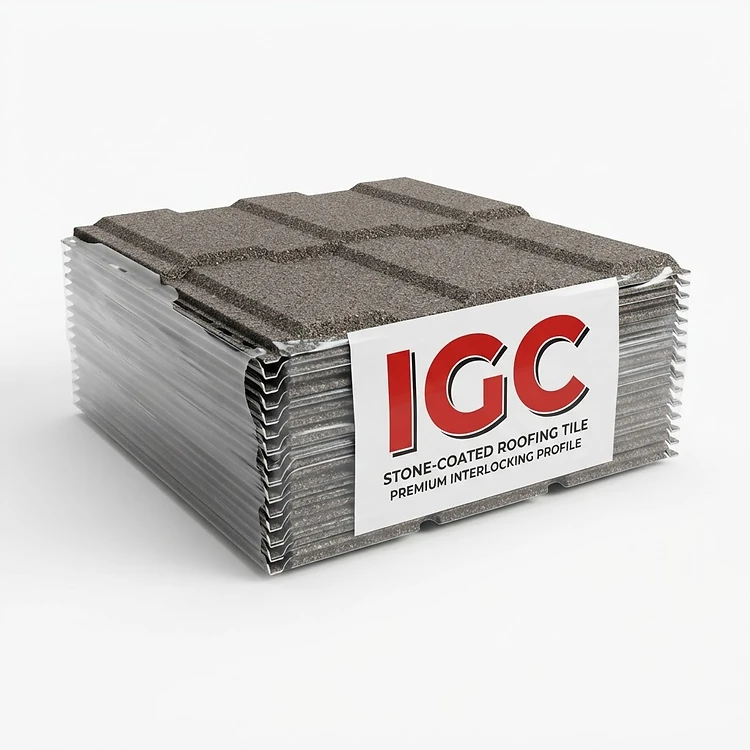 IGC IGC Stone-Coated Metal Roof Tiles — Bond Tile Profile (IGC-MR-BOND-001) for sale — Roofing & Siding for construction, mining and industrial applications