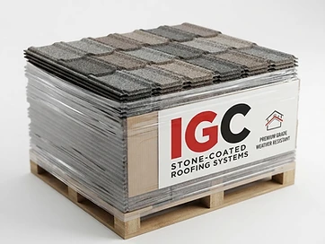 IGC Stone-Coated Metal Roof — Long Span Bond Tile