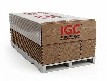 IGC Wood-Grain Fiber Cement Siding — Snap-On Panel