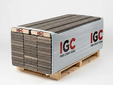 IGC Wood-Grain Fiber Cement Siding — Staggered Overlap Panel