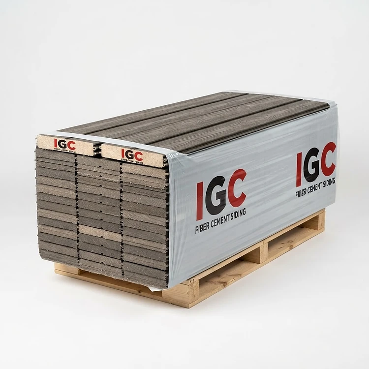 IGC IGC Wood-Grain Fiber Cement Siding — Staggered Overlap Panel (IGC-FC-SOL-001) for sale — Roofing & Siding for construction, mining and industrial applications