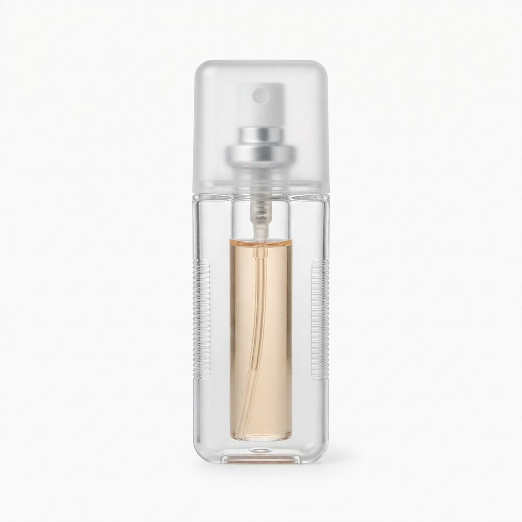 T6653P 20ml Flat Rectangular Pocket Perfume Atomizer