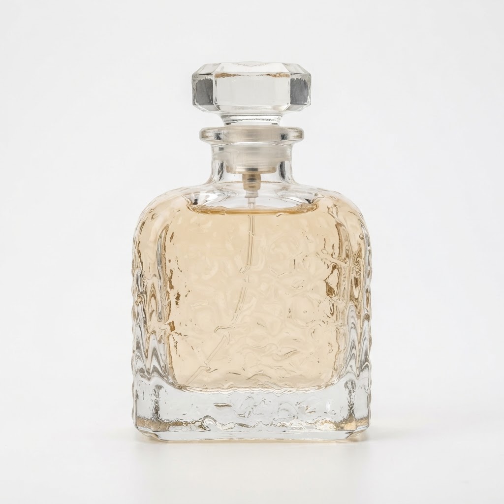 85ml Textured Square Glass Perfume Bottle