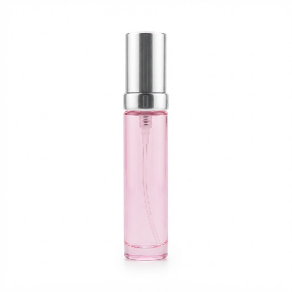 10ml Slim Pink Glass Perfume Sprayer