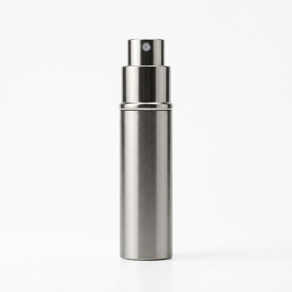 10ml Slim Brushed Aluminum Perfume Atomizer