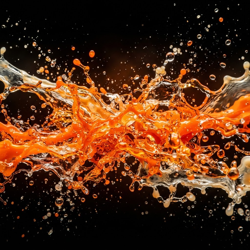 Abstract liquid motion