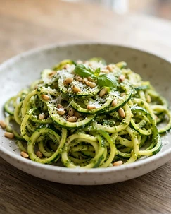 Pesto Zucchini Noodles