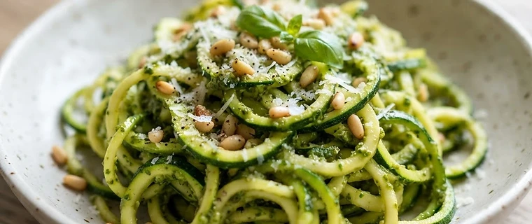 Pesto Zucchini Noodles