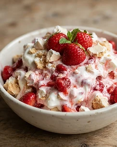 Strawberry Cream Mess