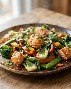 Quick Salmon Stir-fry