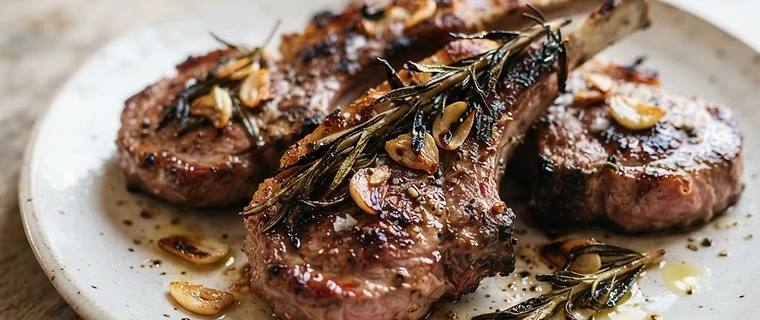 Quick Roast Lamb Chops