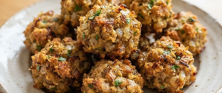 Sage and Onion Stuffing Balls