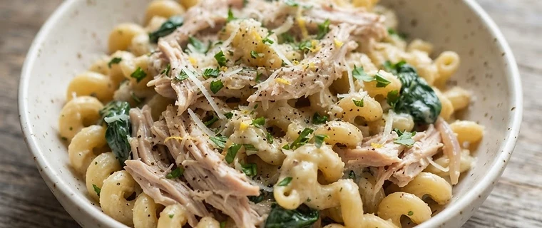 Leftover Turkey Pasta