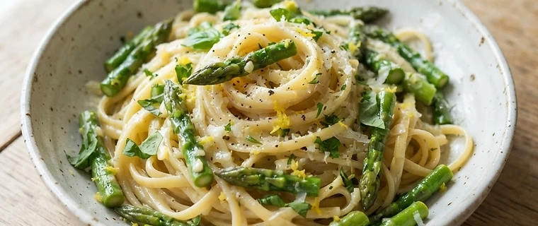 Lemon Asparagus Pasta