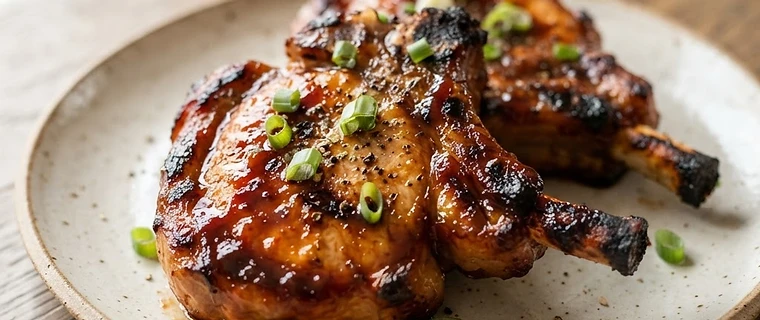 BBQ Glazed Pork Chops