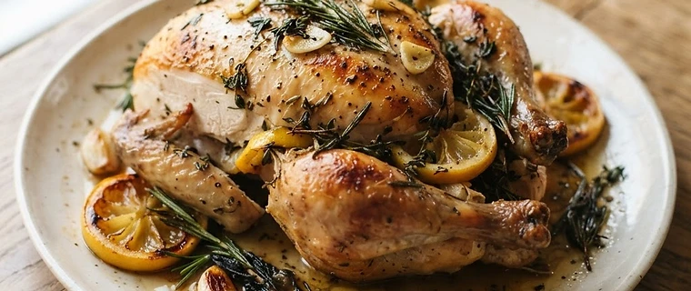 Herb-Roasted Lemon Chicken