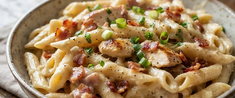 Classic Chicken Bacon Ranch Pasta