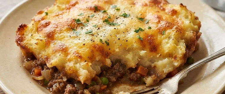 Cheesy Topped Cottage Pie