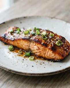 Honey-Glazed Salmon Fillet