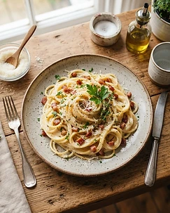 Garlic Mushroom Pasta