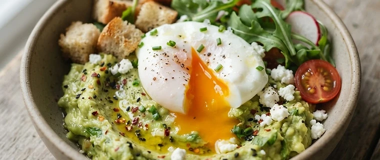 Avocado and Poached Egg Bowl