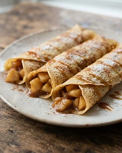Cinnamon Apple Pancake Roll-ups