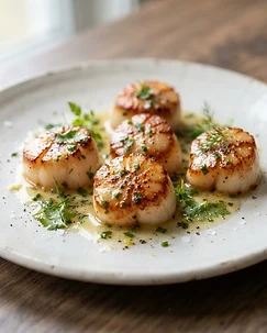 Pan-Seared Scallops