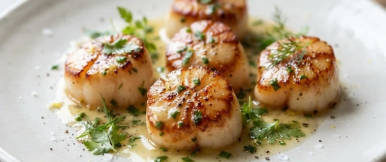 Pan-Seared Scallops