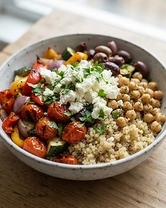 Mediterranean Veggie Bowl
